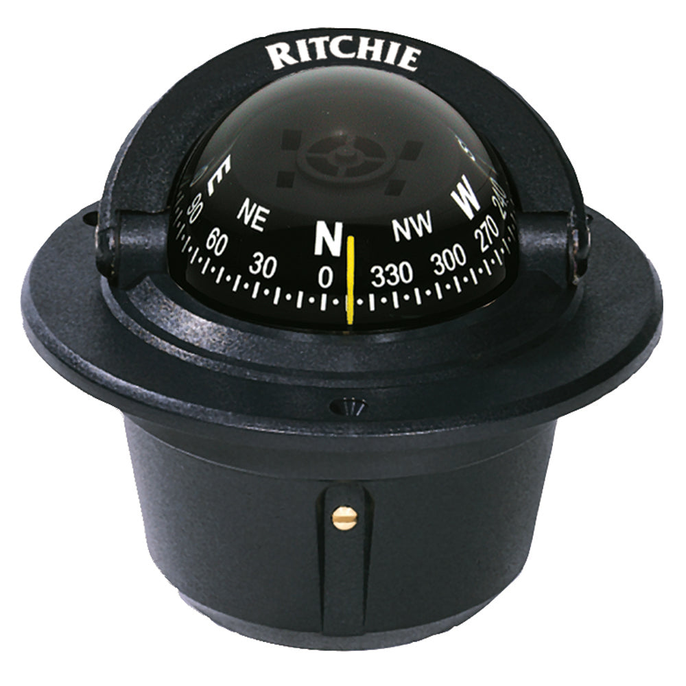 Ritchie F-50 Explorer Compass - Flush Mount - Black [F-50]