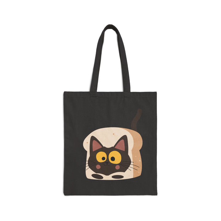 Cat Bread Cotton Canvas Tote Bag