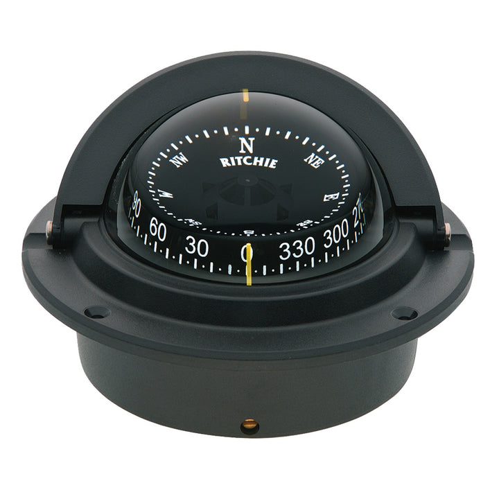 Ritchie F-83 Voyager Compass - Flush Mount - Black [F-83]