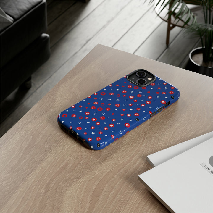 Checks and Stars Tough Phone Case