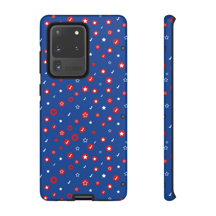 Checks and Stars Tough Phone Case