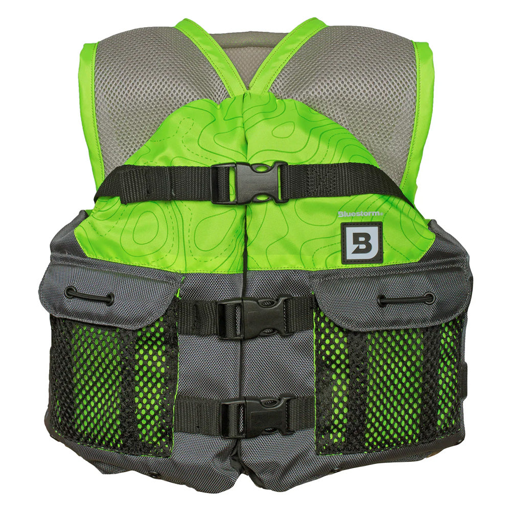 Bluestorm Sportsman Youth Mesh Fishing Life Jacket - Hi-Vis [BS-105-HVS-Y]