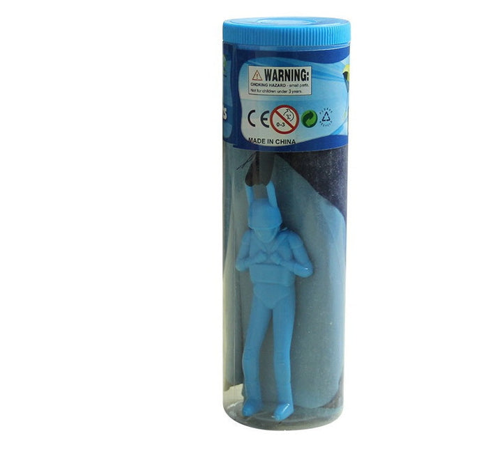 Mini Soldier Parachute Toy for Hand Throwing Outdoor Fun 