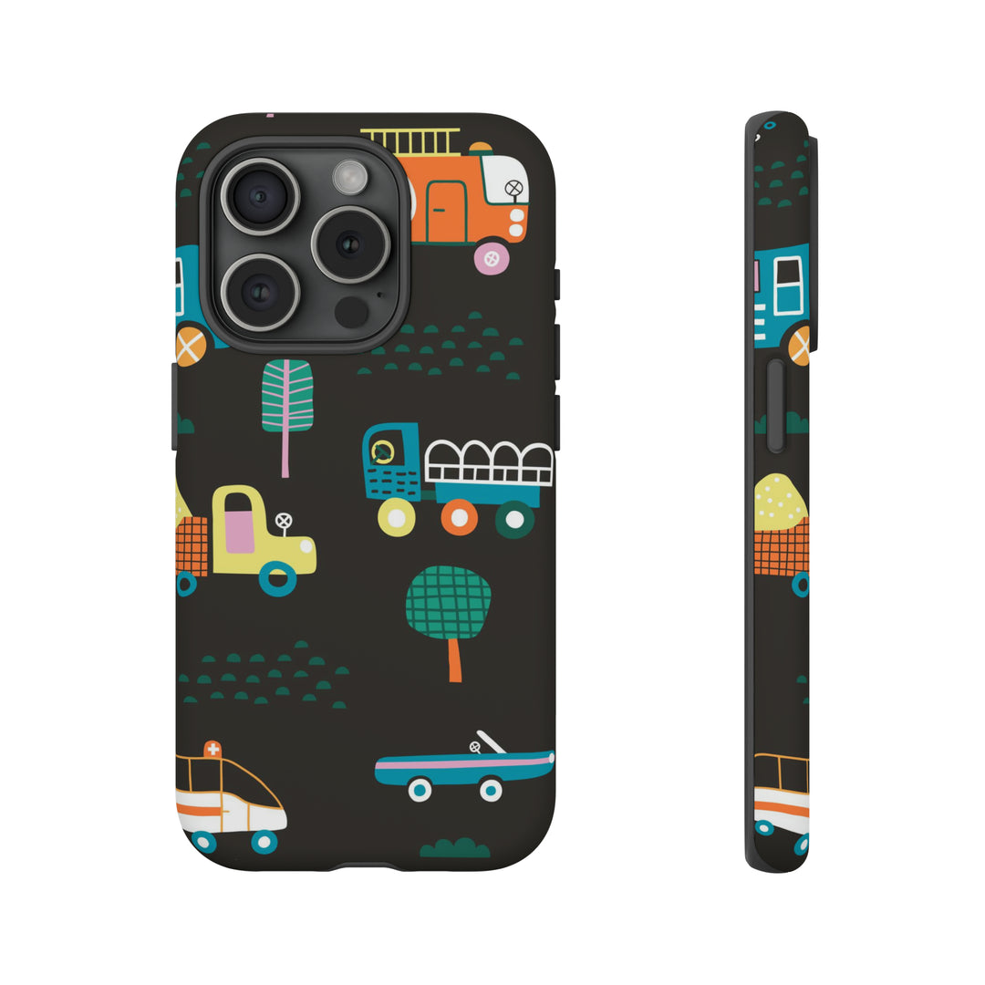 Cars and Trucks Tough Phone Case