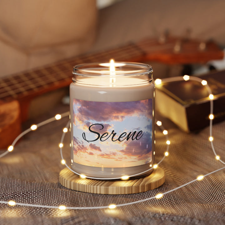 Serene Scented Soy Candle, 9oz