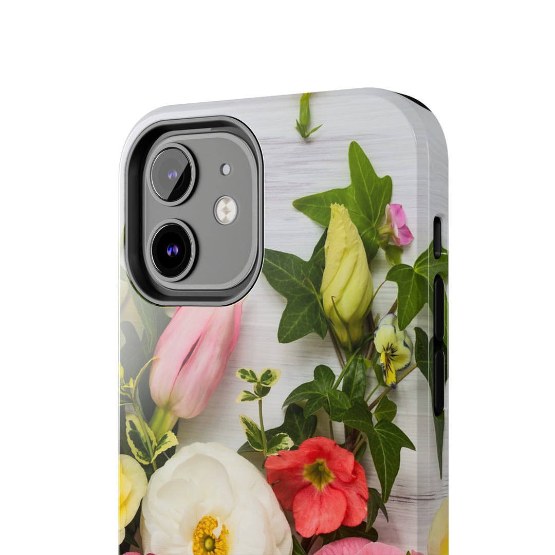 iPhone Flowers Tough Phone Case