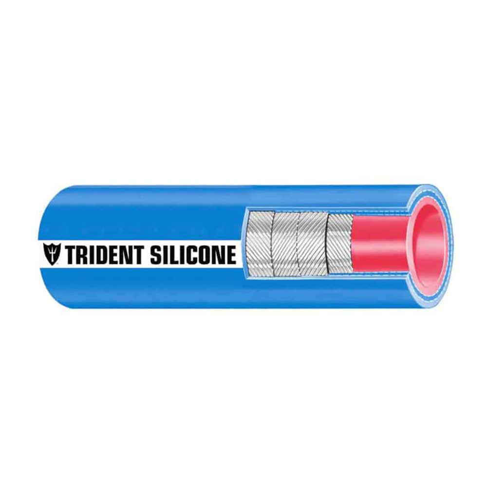 Trident Marine 2-1/2" x 36" Blue Silicone Wet Exhaust Hose [202V2120-36]