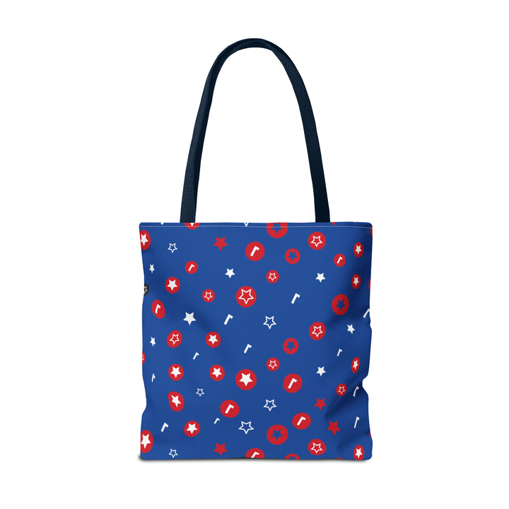 Symbol Pattern Tote Bag (AOP)