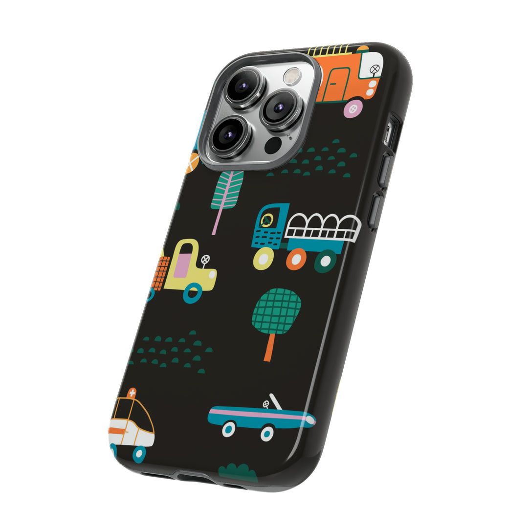 Cars and Trucks Tough Phone Case