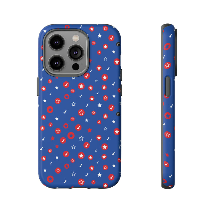 Checks and Stars Tough Phone Case