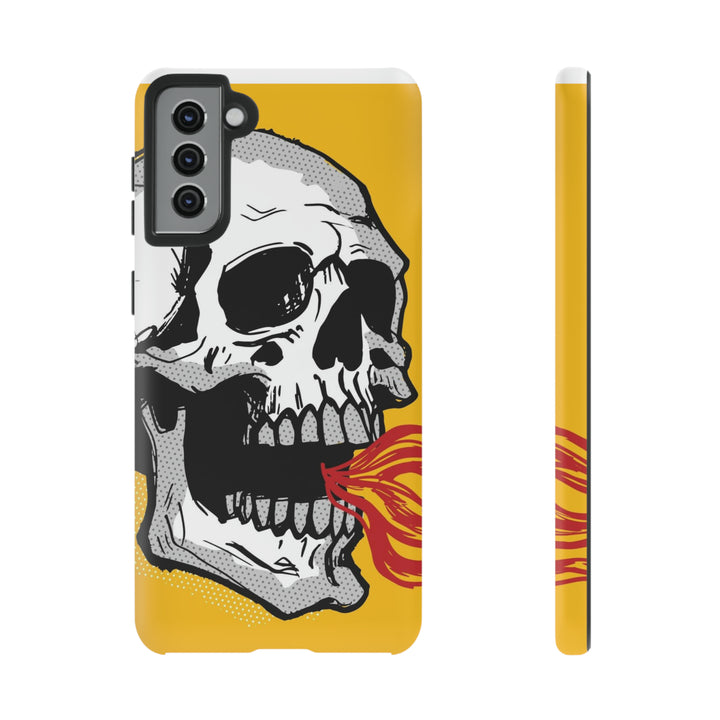 Skull Fire Tough Phone Case