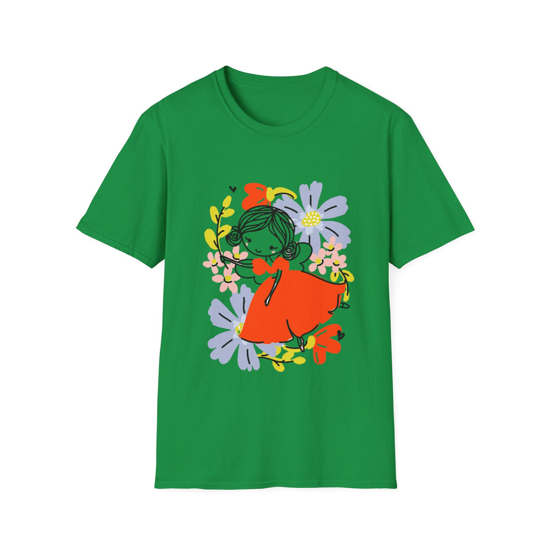 Cute Flying Forest Fairie Unisex Softstyle T-Shirt