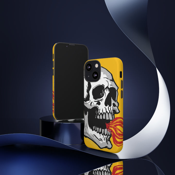 Skull Fire Tough Phone Case