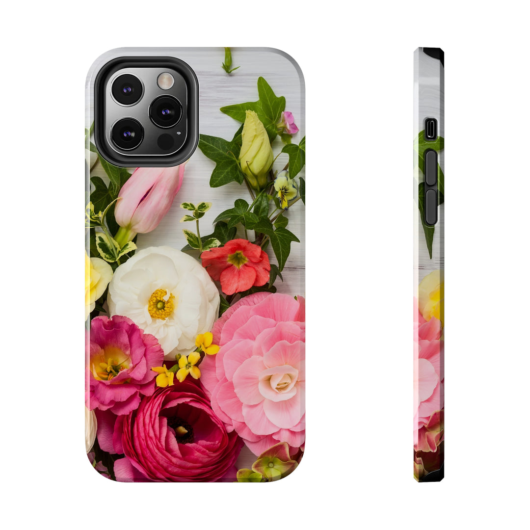 iPhone Flowers Tough Phone Case