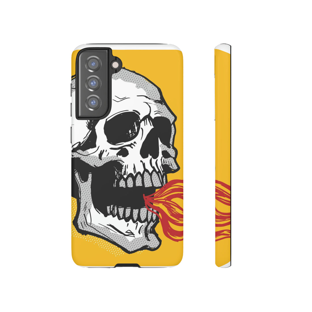 Skull Fire Tough Phone Case