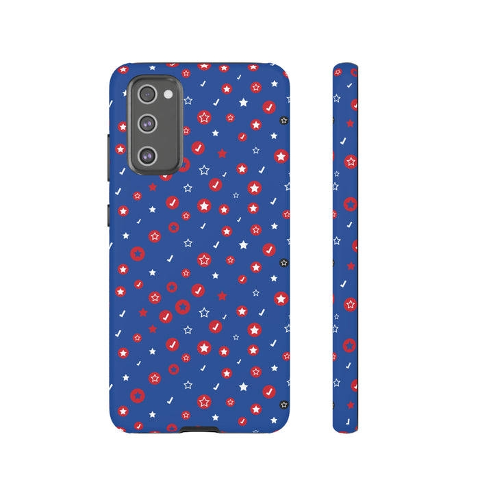 Checks and Stars Tough Phone Case