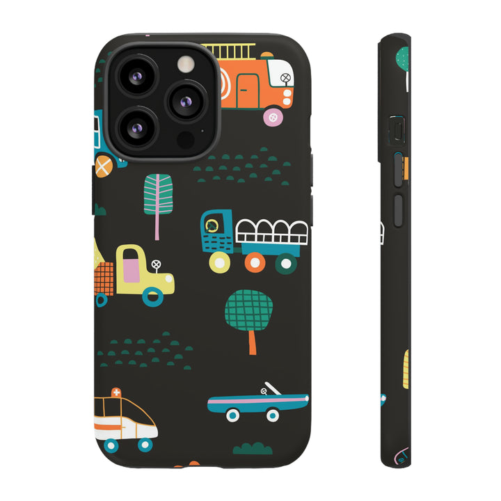 Cars and Trucks Tough Phone Case