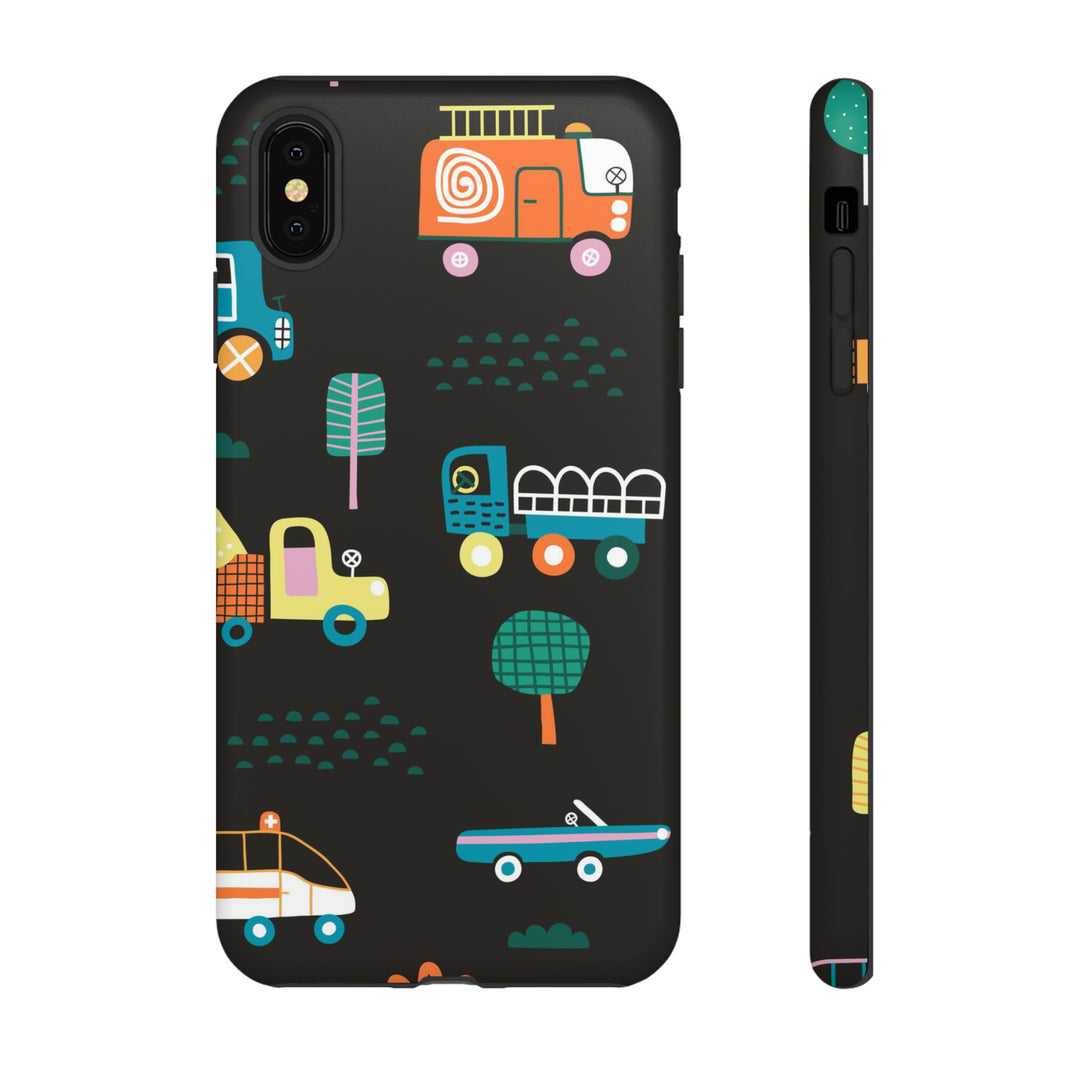 Cars and Trucks Tough Phone Case