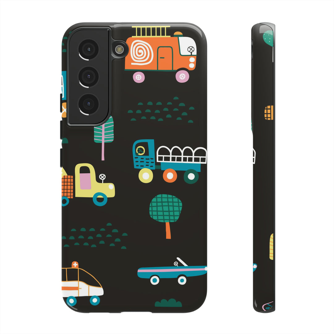 Cars and Trucks Tough Phone Case