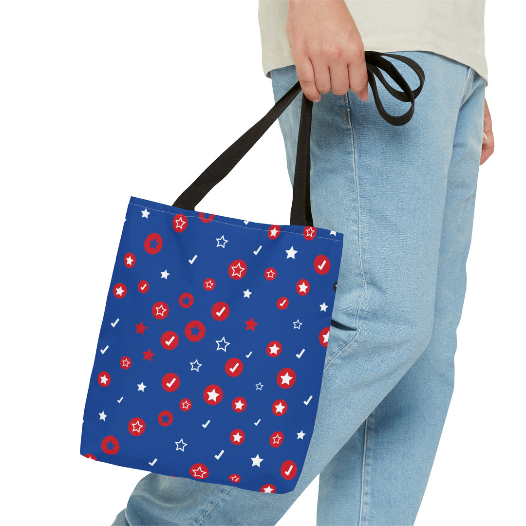 Symbol Pattern Tote Bag (AOP)