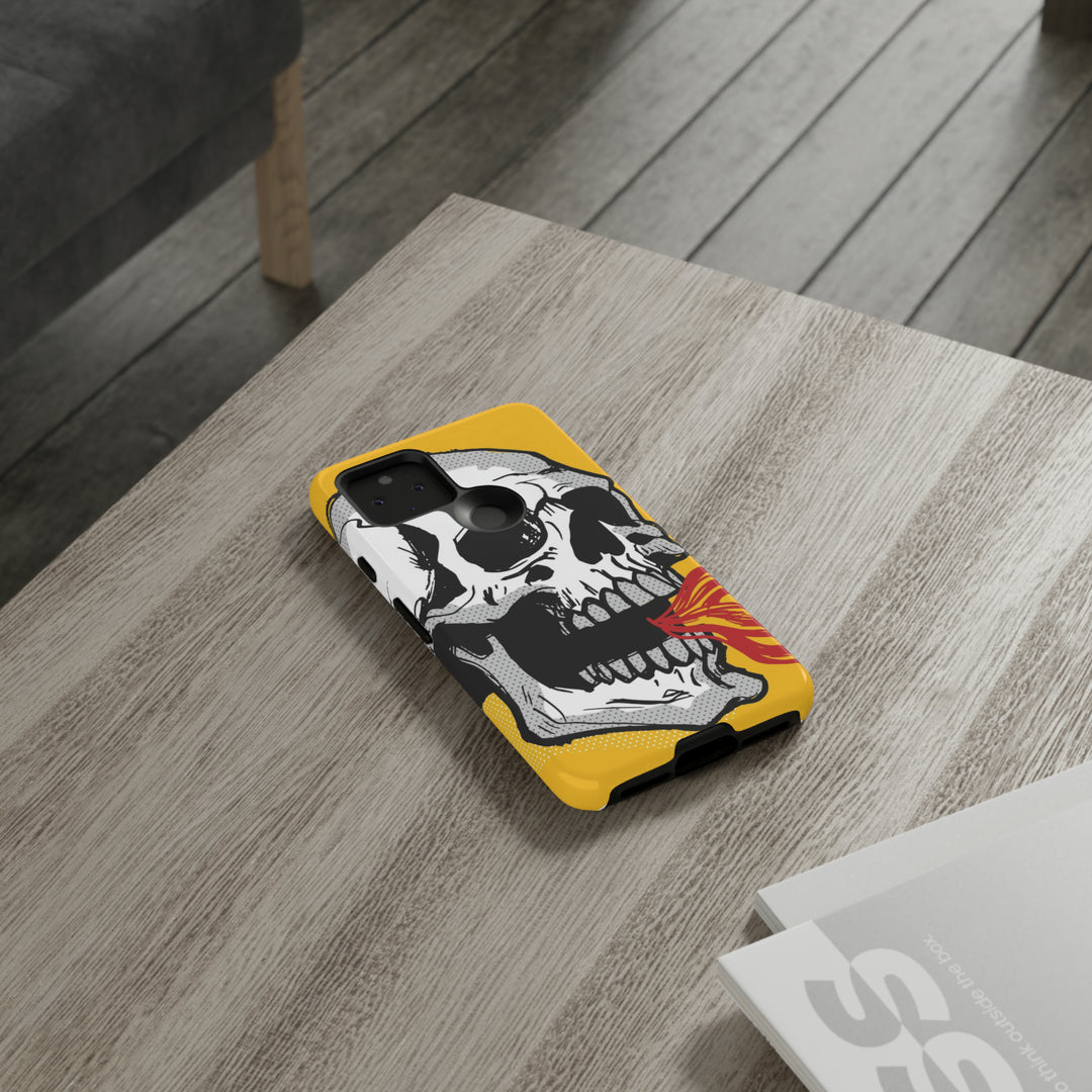 Skull Fire Tough Phone Case