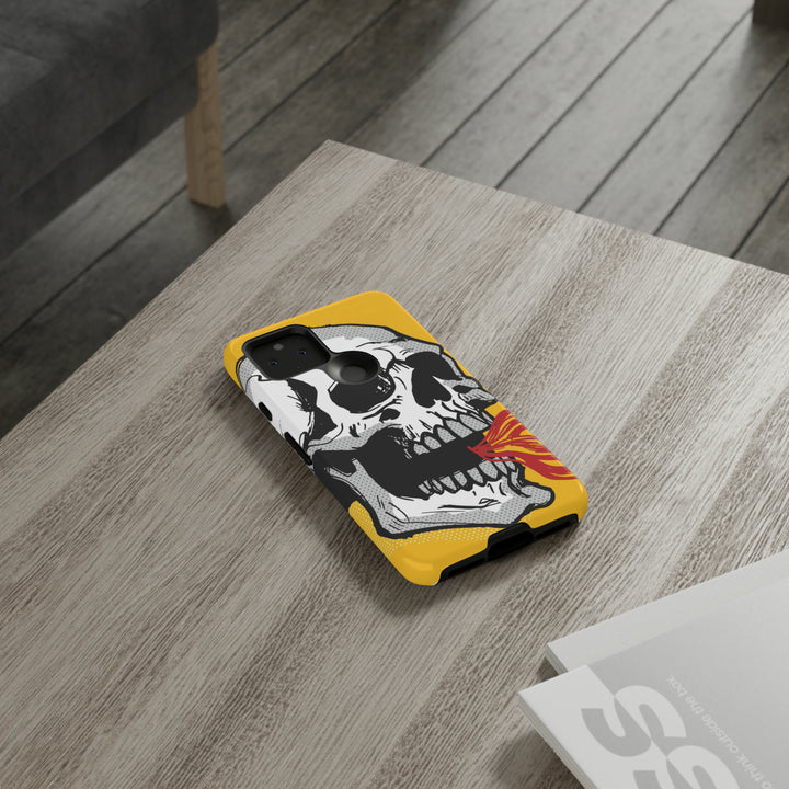 Skull Fire Tough Phone Case