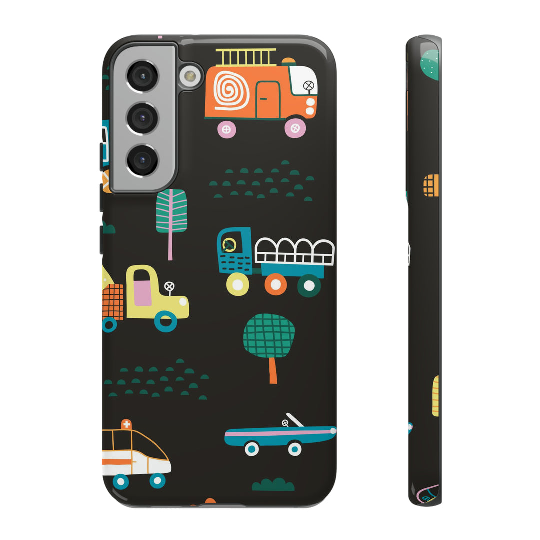 Cars and Trucks Tough Phone Case