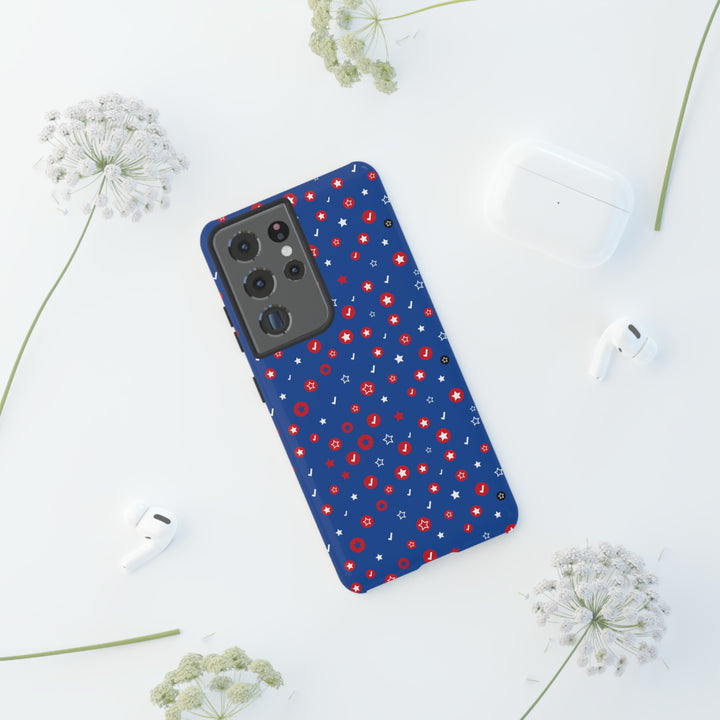 Checks and Stars Tough Phone Case