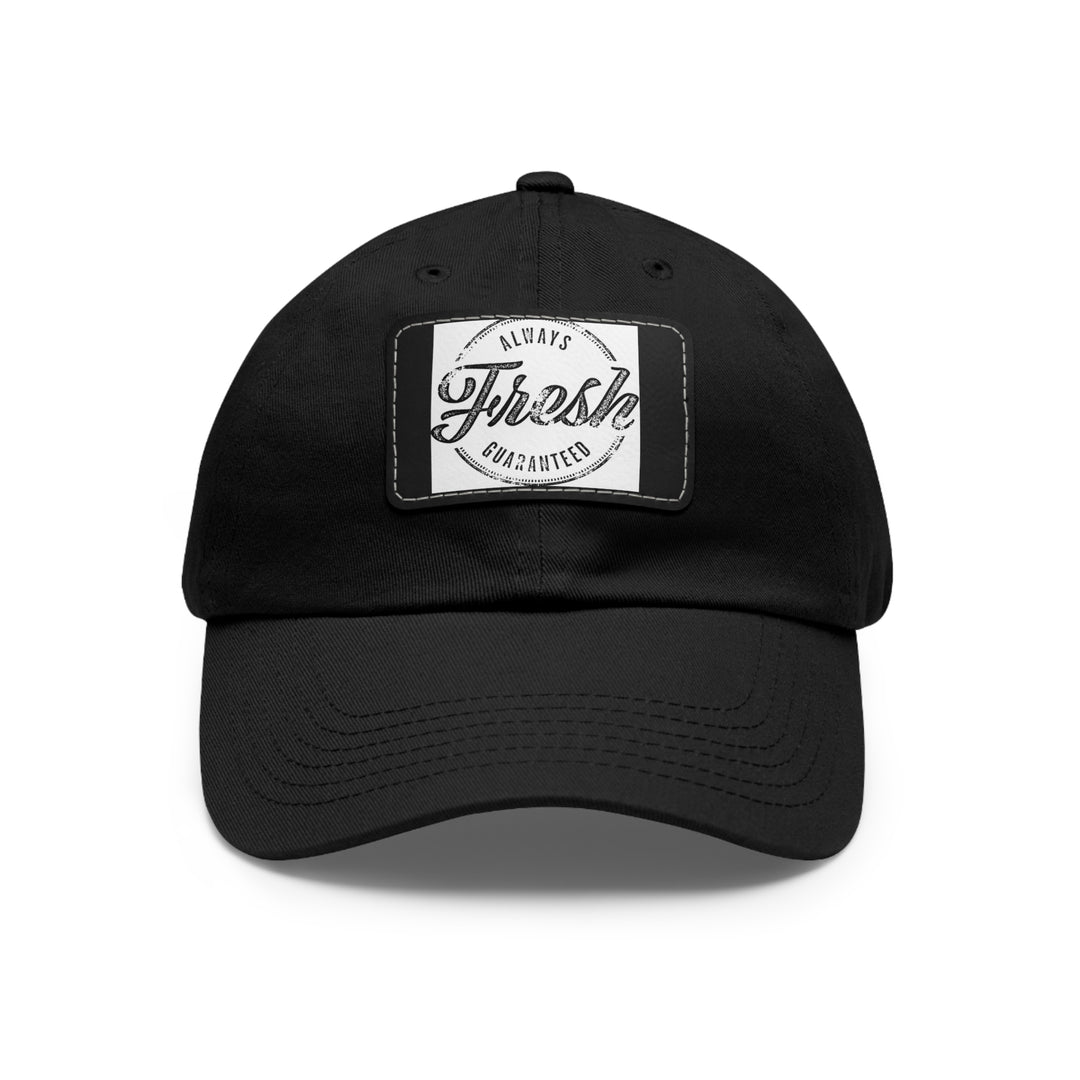 Always Fresh Dad Hat with Leather Patch (Rectangle)