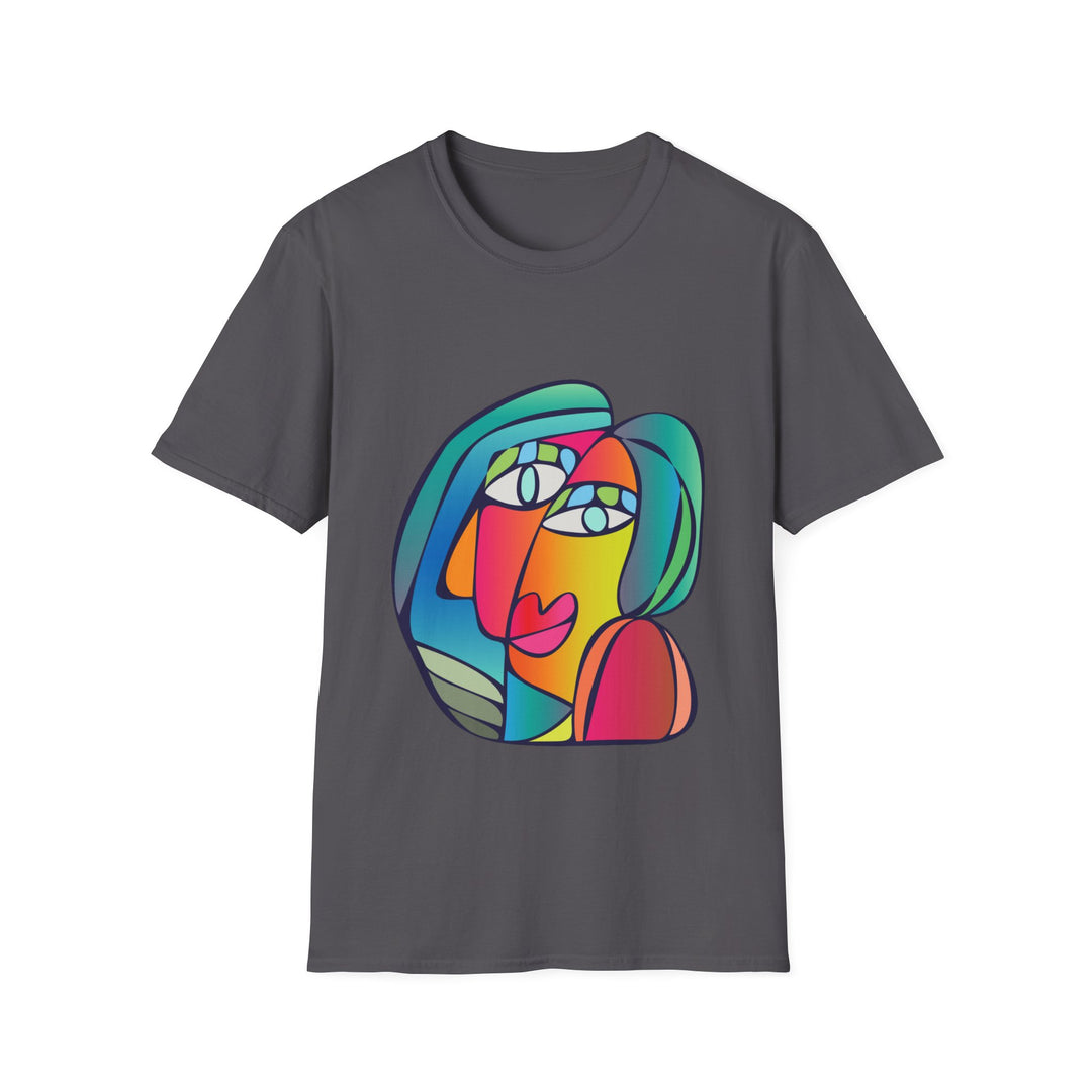 Cubism Girl Unisex Softstyle T-Shirt