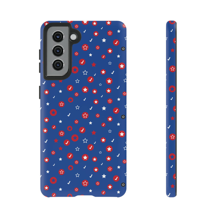 Checks and Stars Tough Phone Case