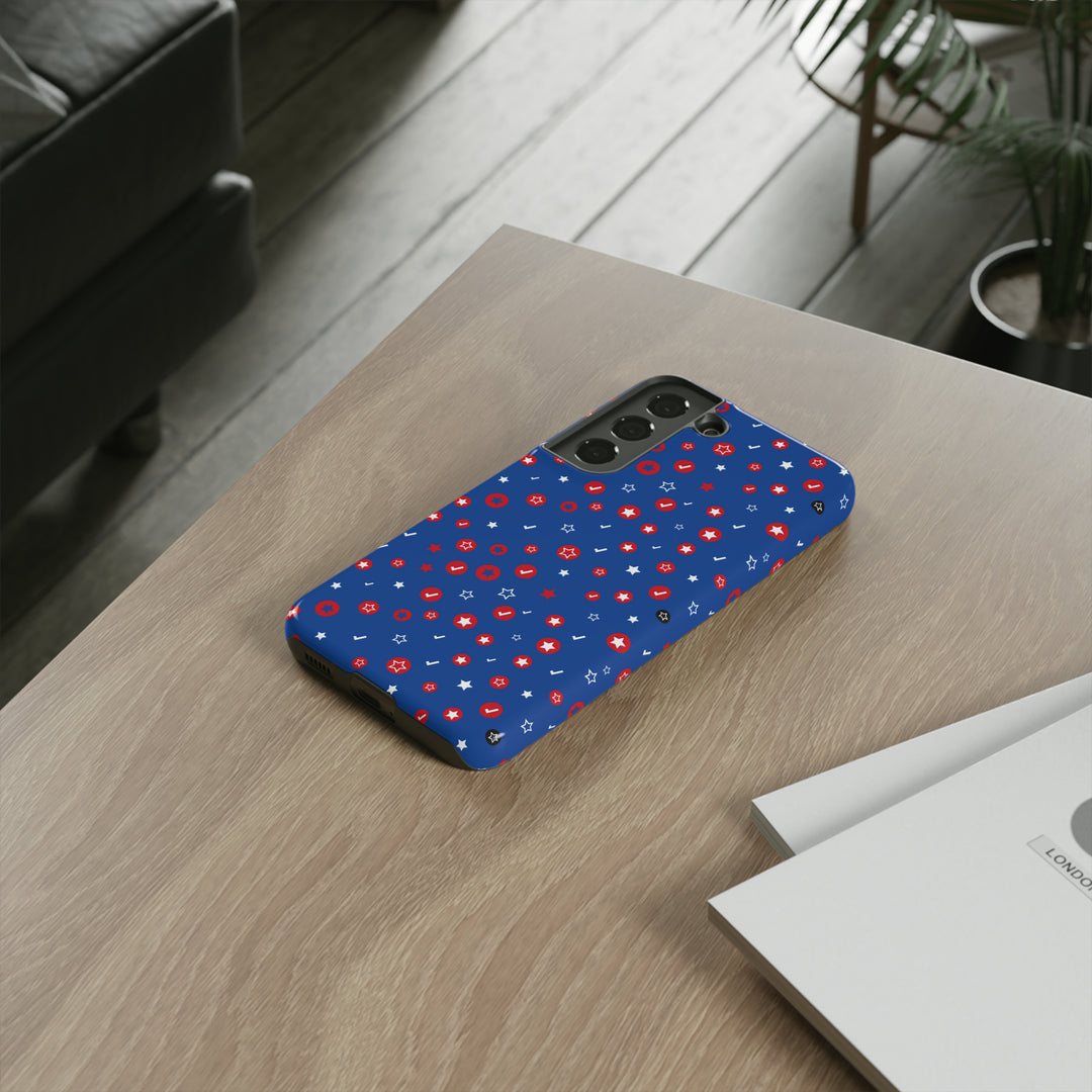 Checks and Stars Tough Phone Case