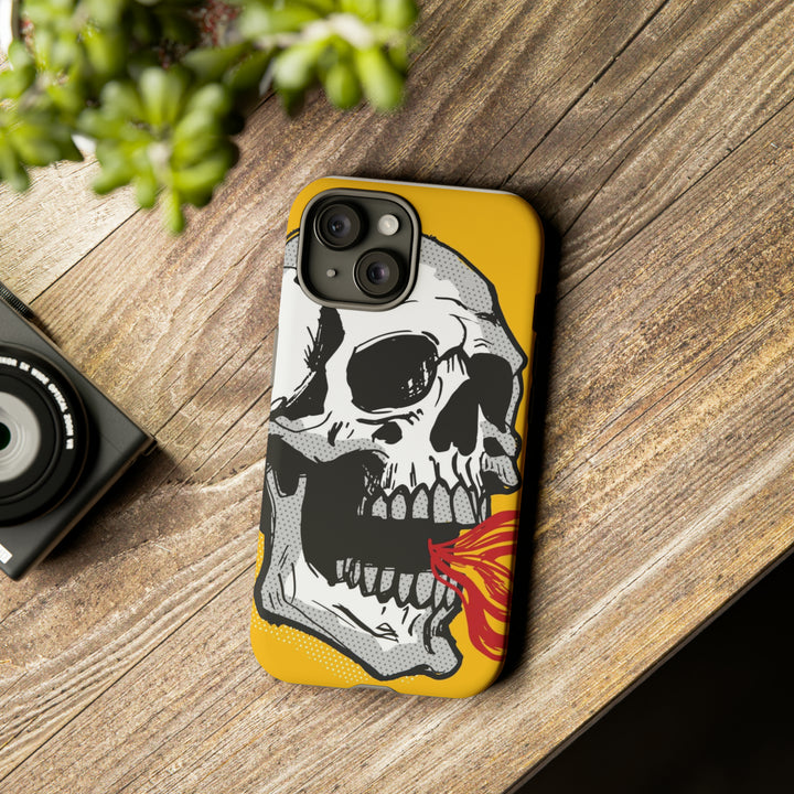 Skull Fire Tough Phone Case