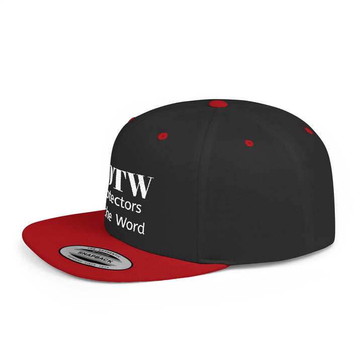 Snapback Hat — POTW 'Protectors of the Word' Logo Flat Bill Cap