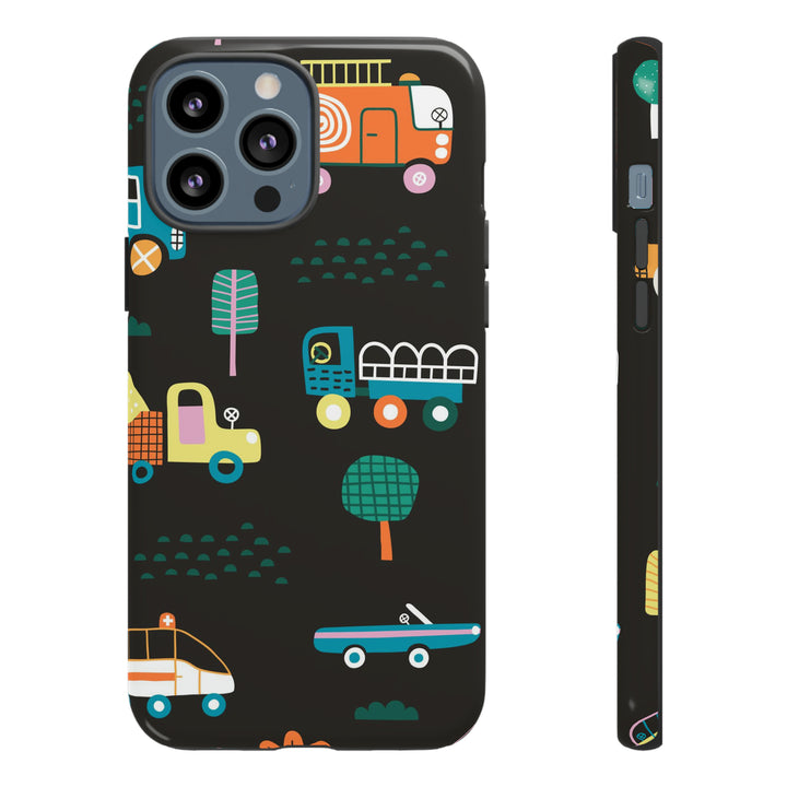 Cars and Trucks Tough Phone Case