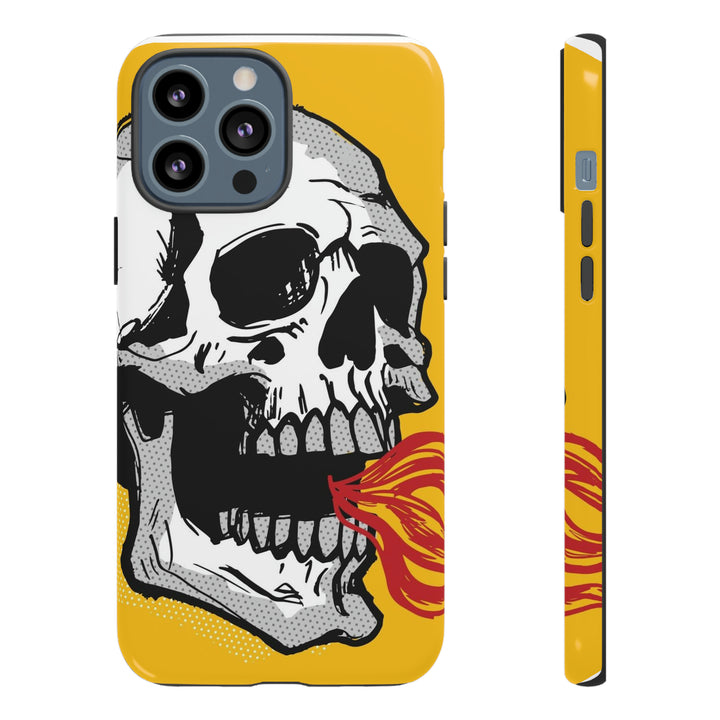 Skull Fire Tough Phone Case