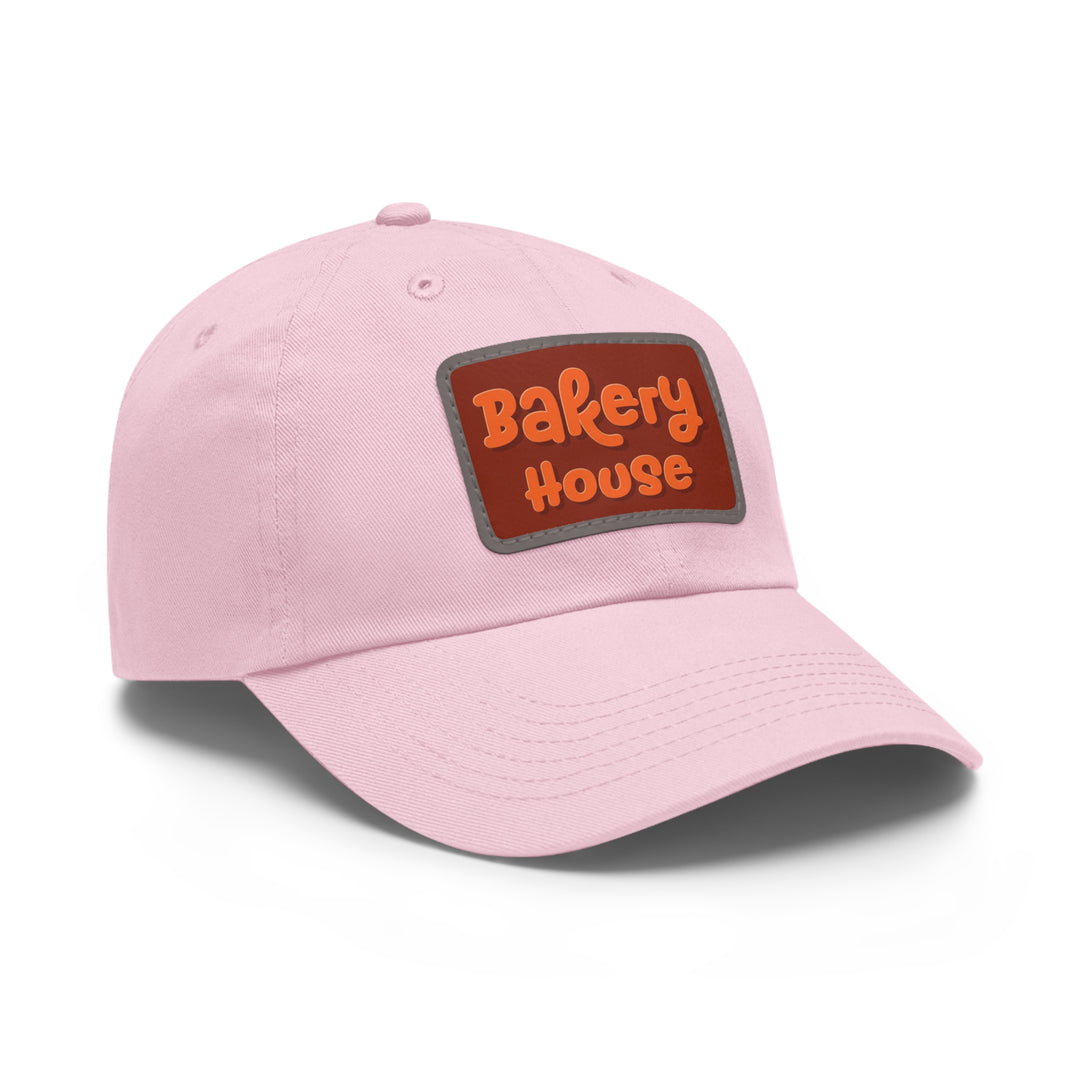 Bakery House Dad Hat with Leather Patch (Rectangle)