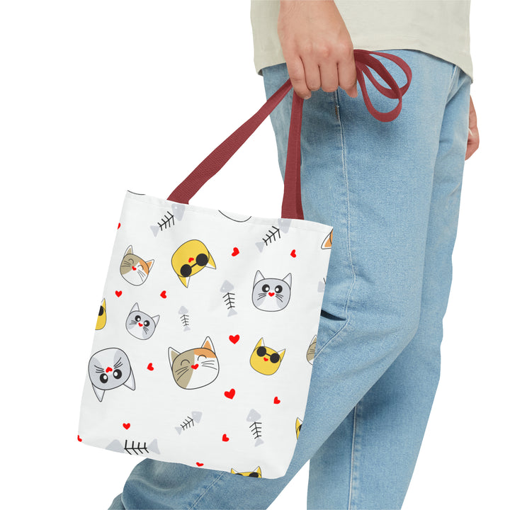 Cat Face Tote Bag (AOP)