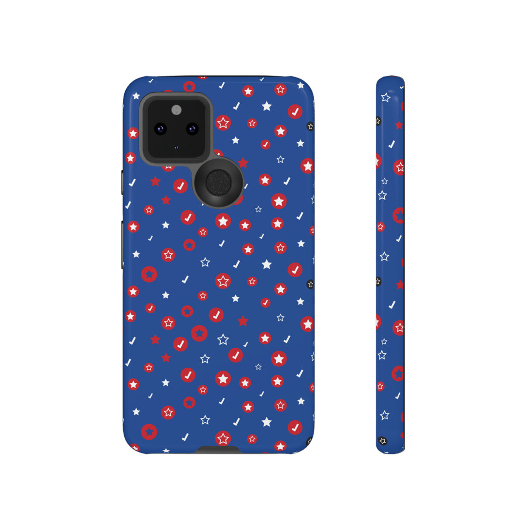 Checks and Stars Tough Phone Case