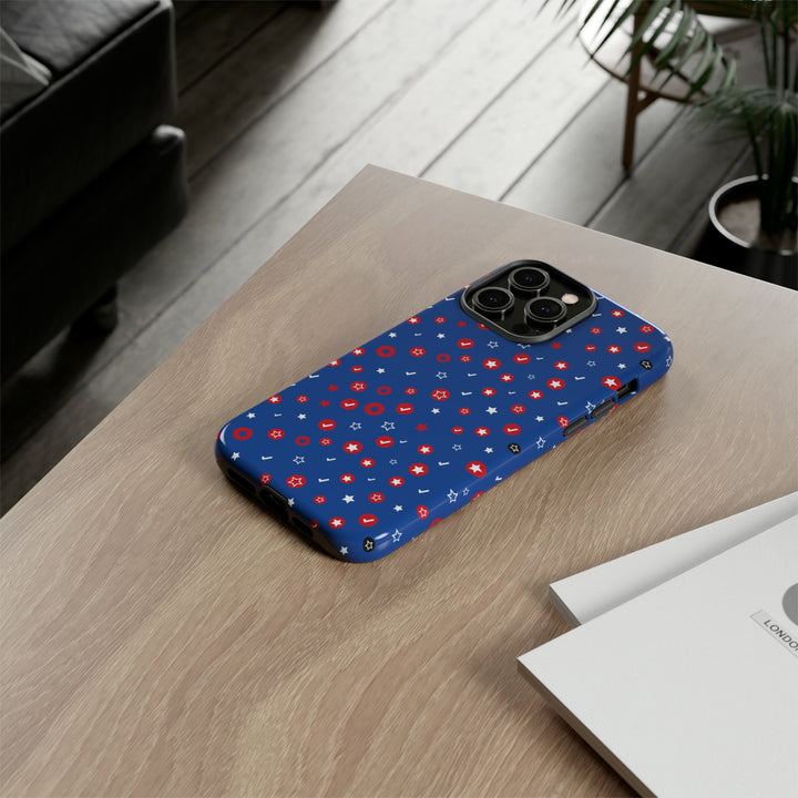 Checks and Stars Tough Phone Case