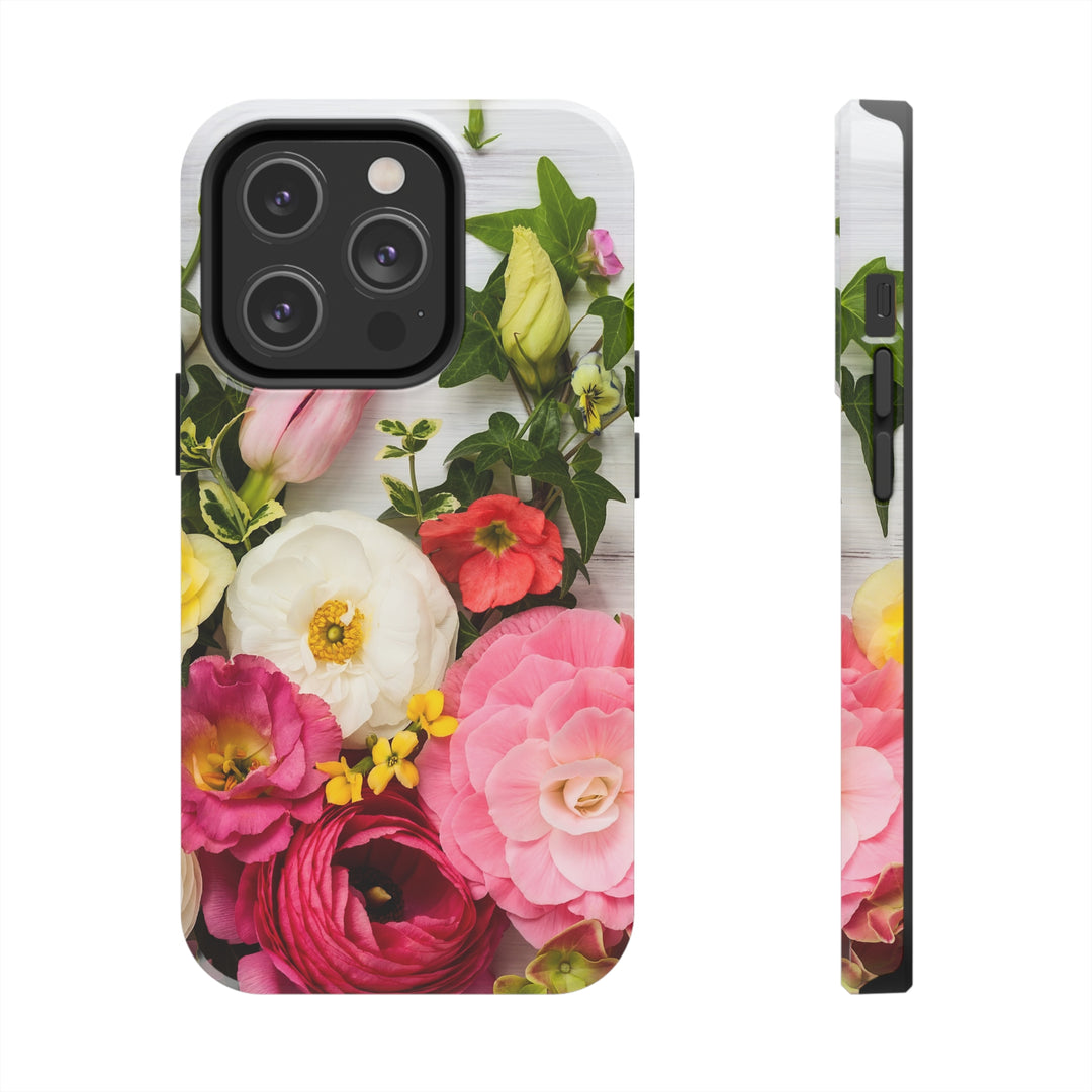 iPhone Flowers Tough Phone Case