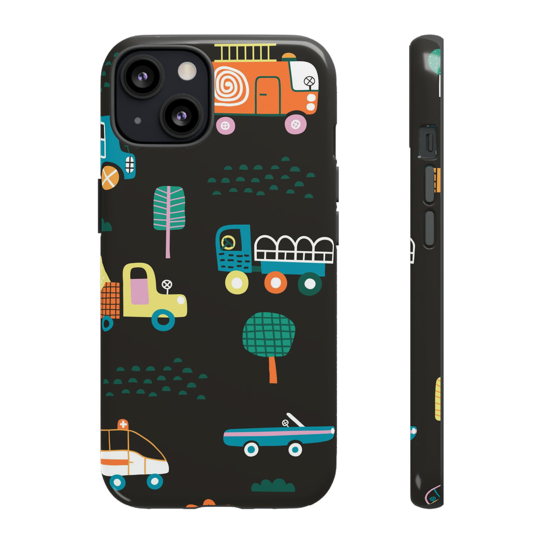 Cars and Trucks Tough Phone Case