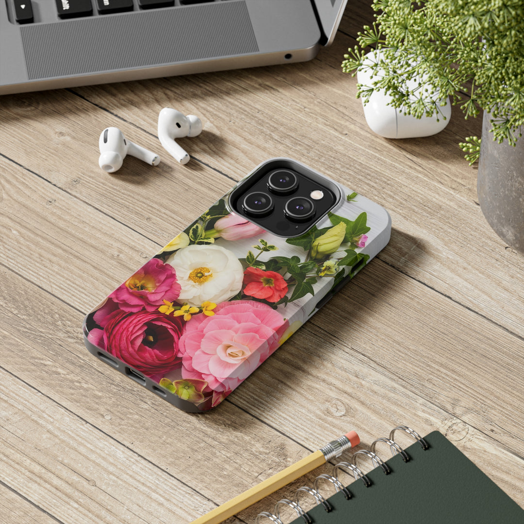 iPhone Flowers Tough Phone Case