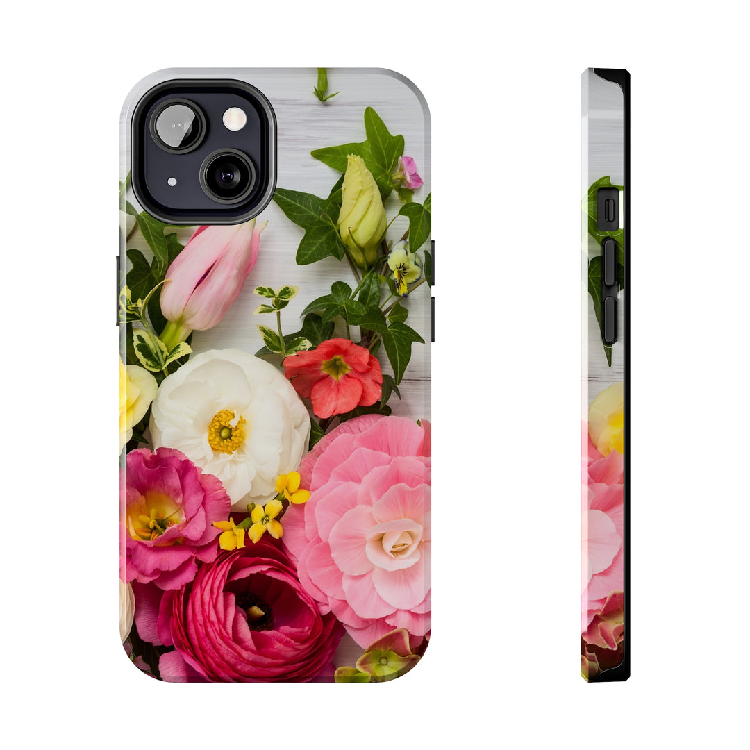 iPhone Flowers Tough Phone Case