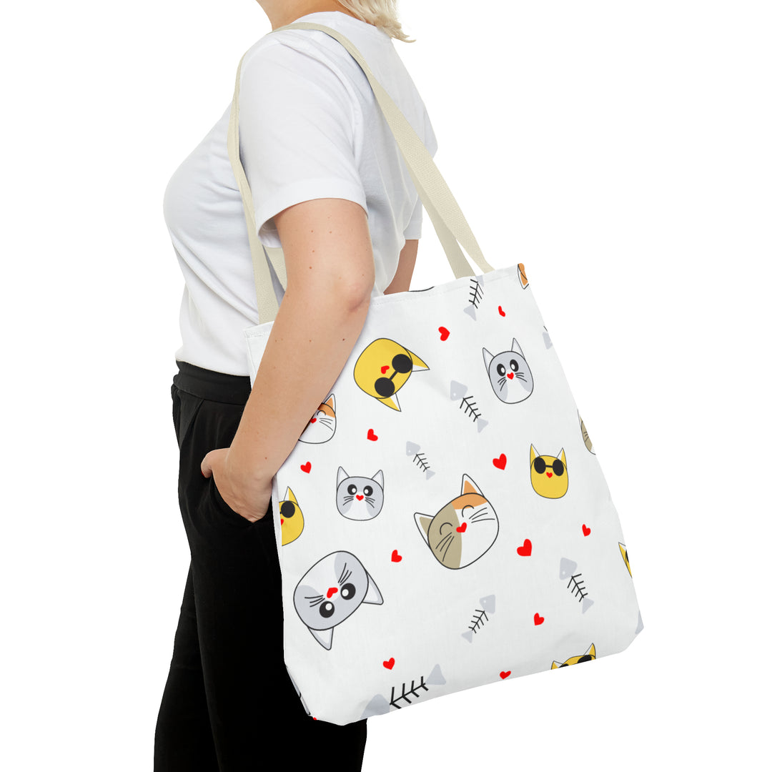 Cat Face Tote Bag (AOP)