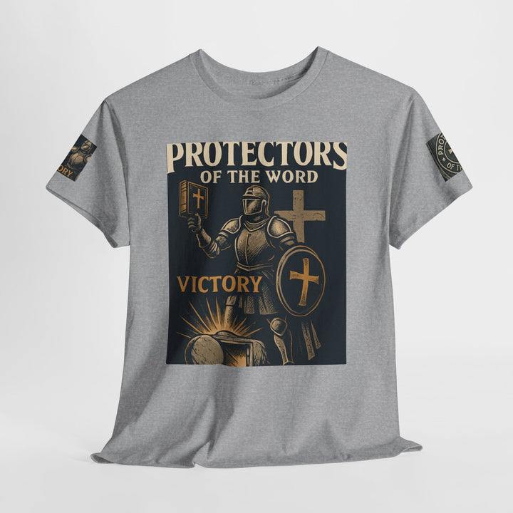 Protectors of the Word Premium Christian T-Shirt — 'Victory' Knight Design with John 14:6 Scripture