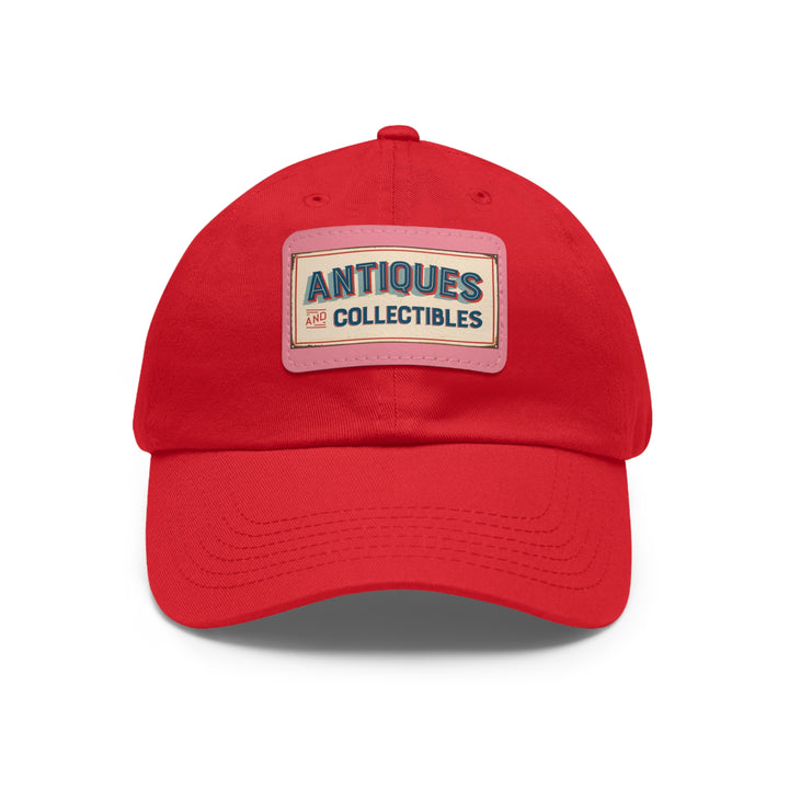 Antiques and Collectibles Dad Hat with Leather Patch (Rectangle)