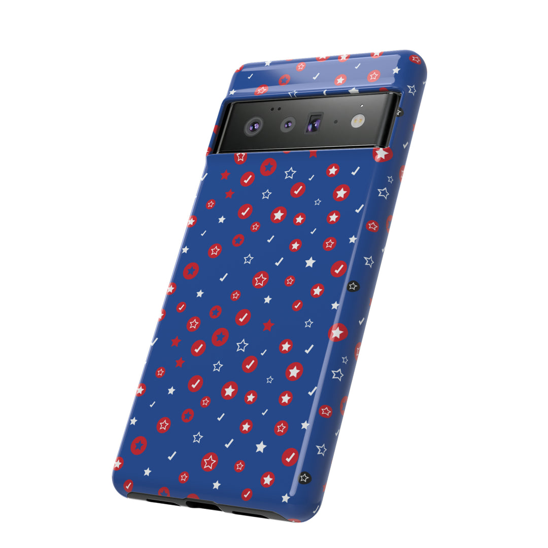 Checks and Stars Tough Phone Case