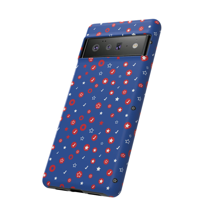 Checks and Stars Tough Phone Case