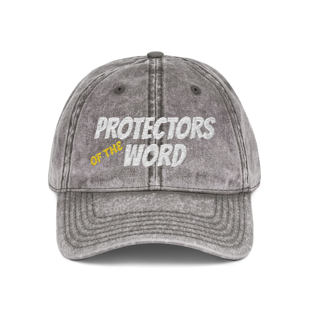 Protectors of the Word Embroidered Vintage Cap